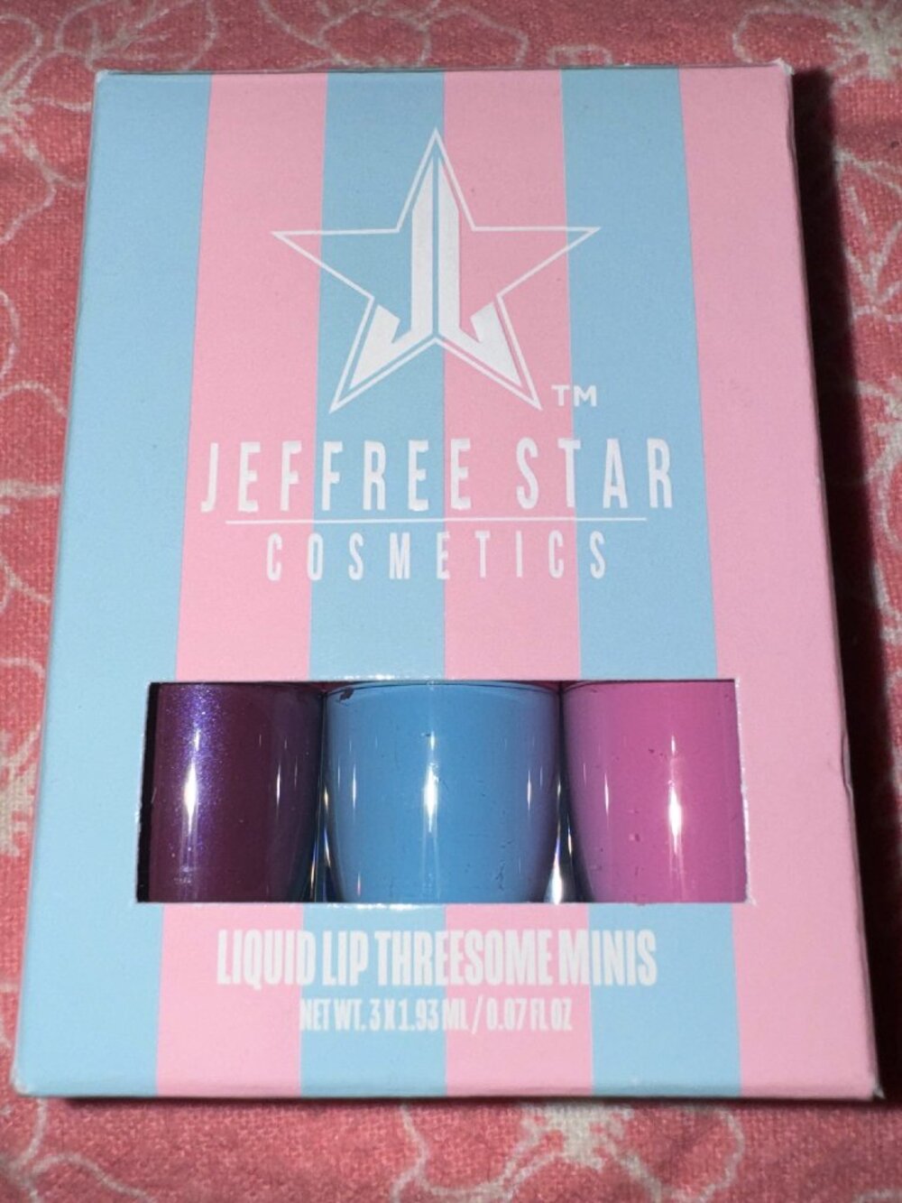 Jeffree Star Cosmetics Liquid Lipstick Three some Minis 3 Colors! Iced Plum,